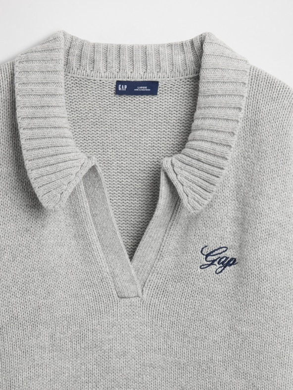 GAP Asimetrični pulover s primjesom vune GAP