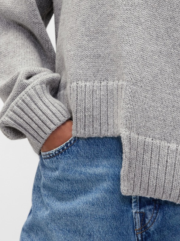 GAP Asimetrični pulover s primjesom vune GAP