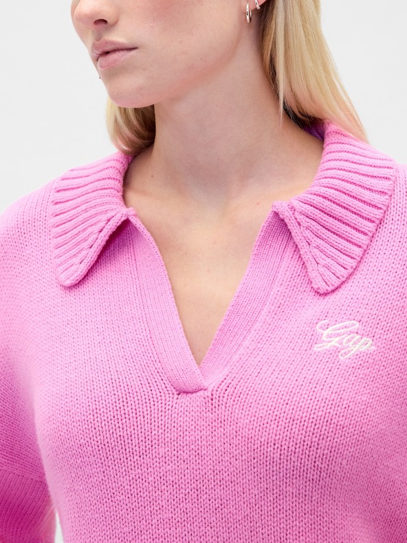 GAP Asimetrični pulover s primjesom vune GAP