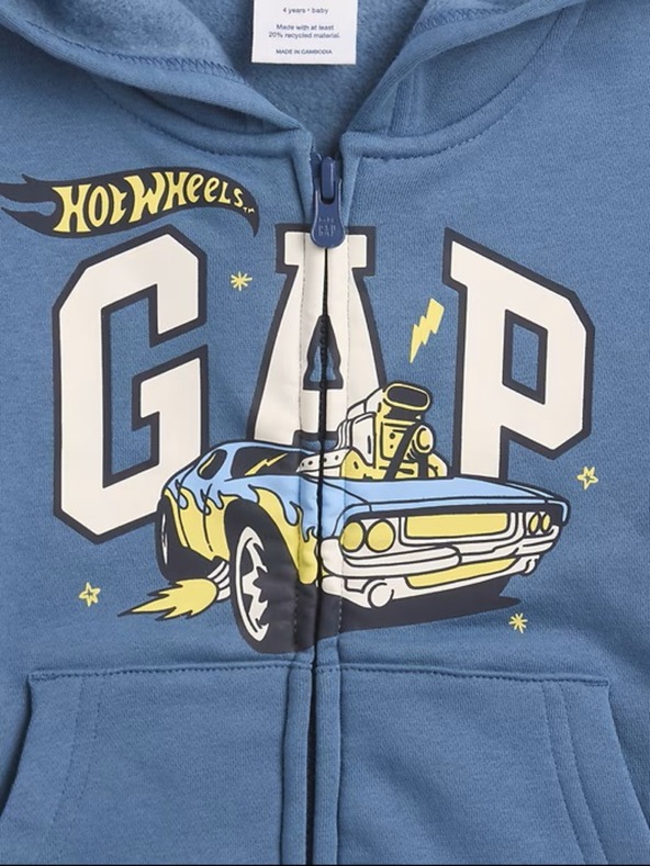 GAP Baby dukserica Gap & Hot Wheels™ GAP