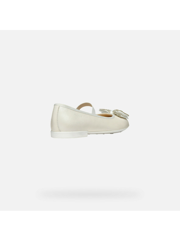 Geox Bijele djevojčinske balerinke Geox Plie'