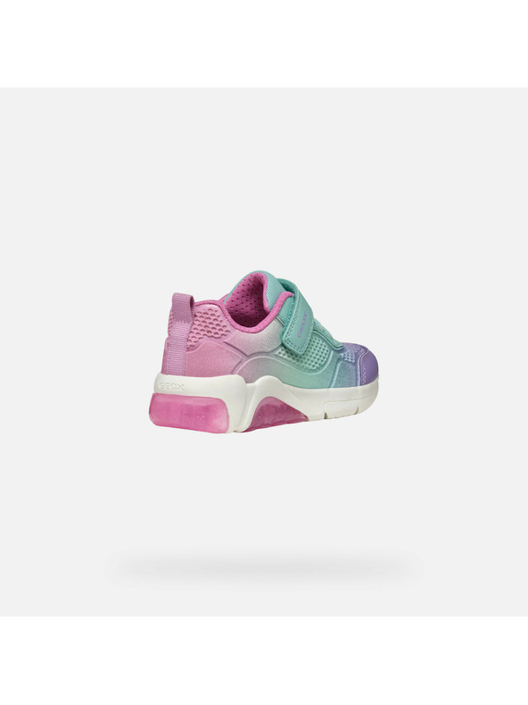 Geox Tirkizne djevojčinske svijetleće tenisice Geox Fadinlight Girl