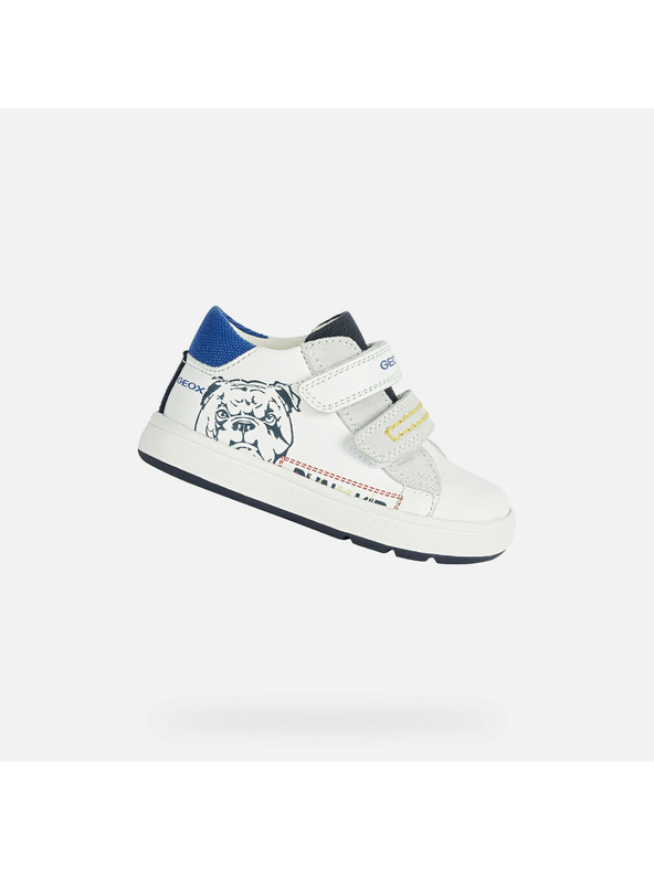 Geox Bijele dječačke tenisice Geox Biglia Boy