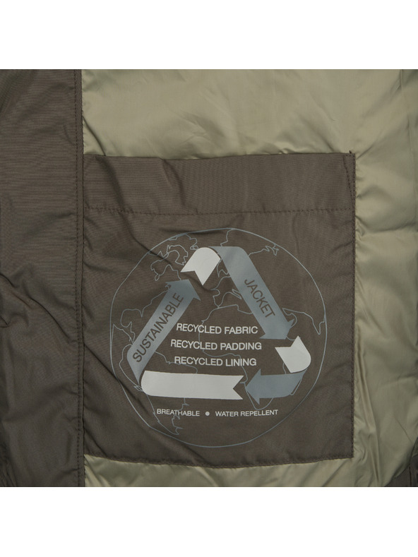 Geox Tamnosmeđa muška pernata jakna Geox Magnete