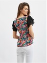 Orsay Plavo-crna ženska bluza cvjetnog uzorka ORSAY