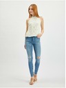 Orsay Krem ženska čipkasta majica bez rukava ORSAY