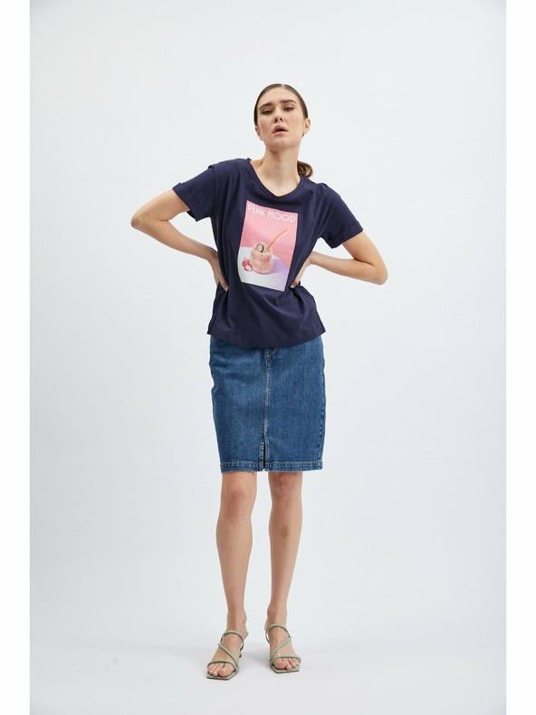 Orsay Tamnoplava ženska majica ORSAY