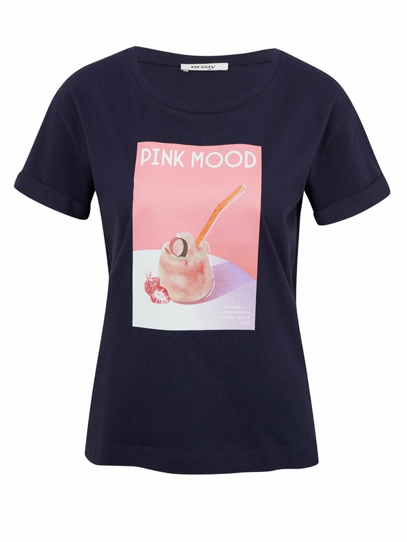 Orsay Tamnoplava ženska majica ORSAY