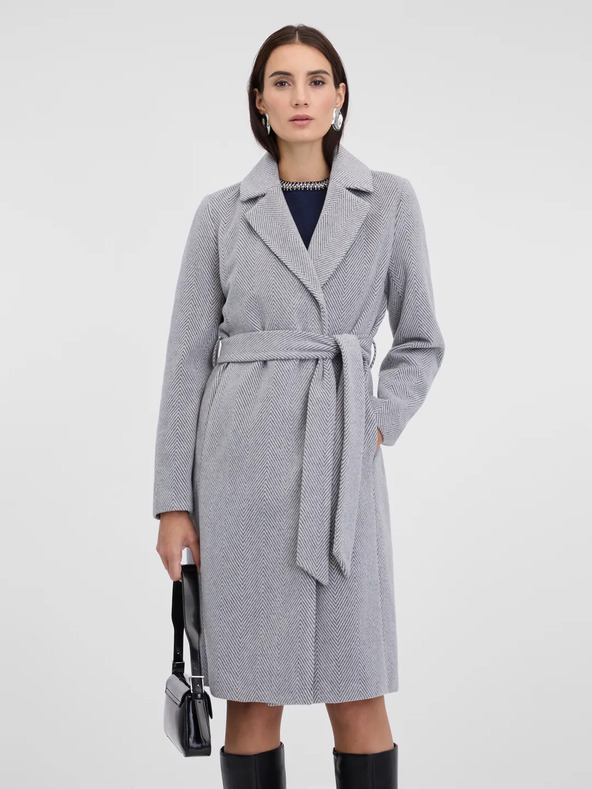 Orsay Sivi ženski zimski kaput ORSAY