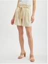 Orsay Bež ženske lanene kratke hlače ORSAY