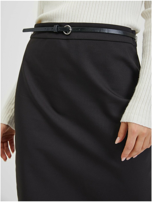 Orsay Crna ženska suknja s remenom ORSAY