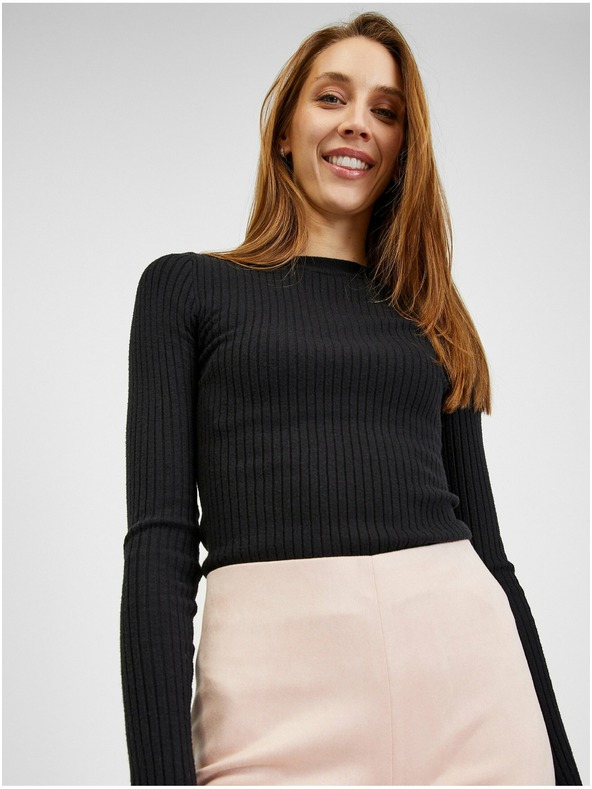 Orsay Svjetloružičaste ženske hlače od brušene kože ORSAY