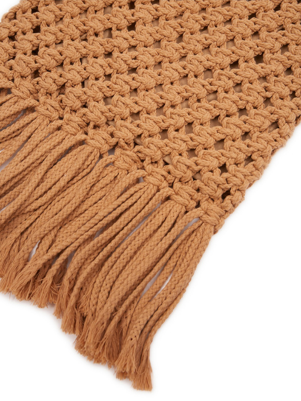 Orsay Smeđa ženska pletena torba s ukrasnim detaljem ORSAY