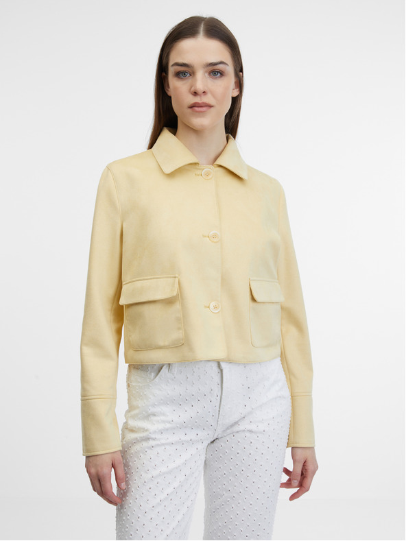 Orsay Žuta ženska ORSAY jakna od brušene kože