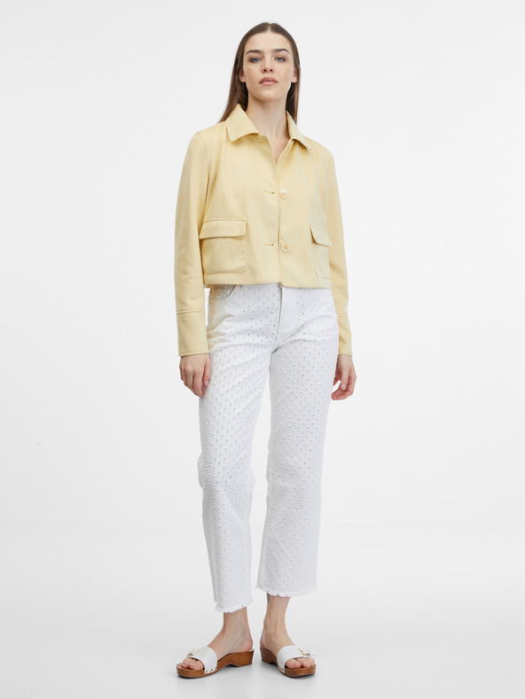 Orsay Žuta ženska ORSAY jakna od brušene kože