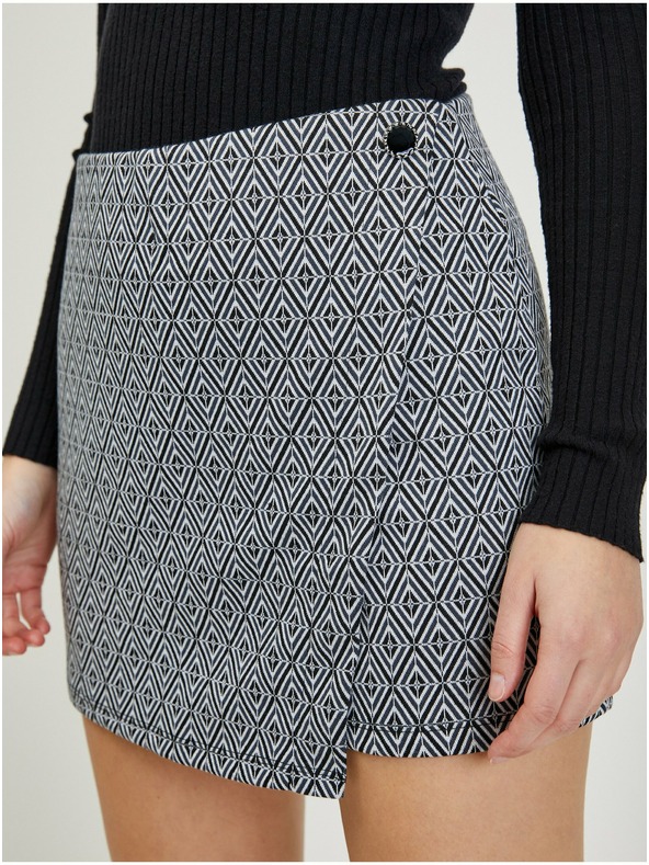 Orsay Crne ženske suknja-kratke hlače s uzorkom ORSAY