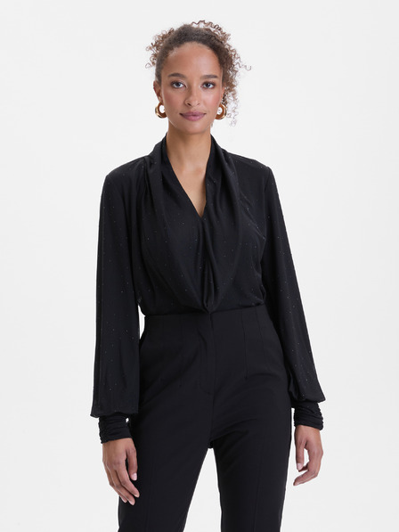 Orsay Crna bluza s kamenčićima ORSAY