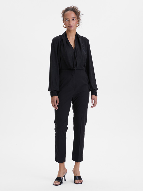 Orsay Crna bluza s kamenčićima ORSAY