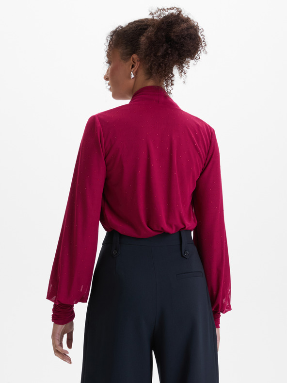 Orsay Bordo bluza s kamenčićima ORSAY