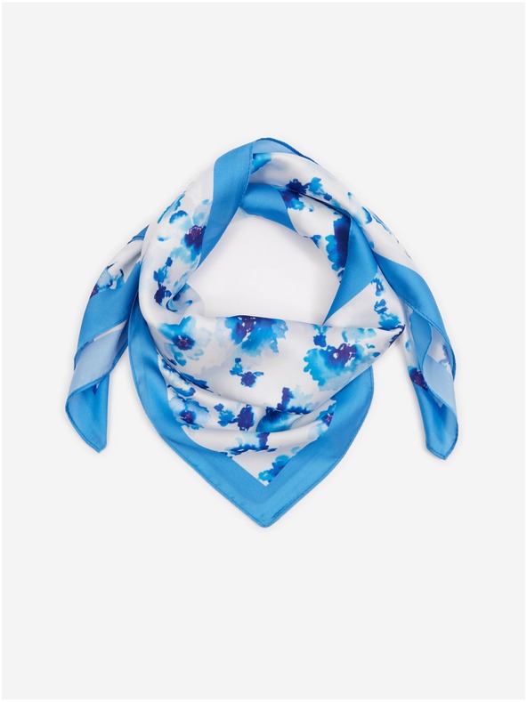 Orsay Plavo-bijeli ženski cvjetni šal ORSAY