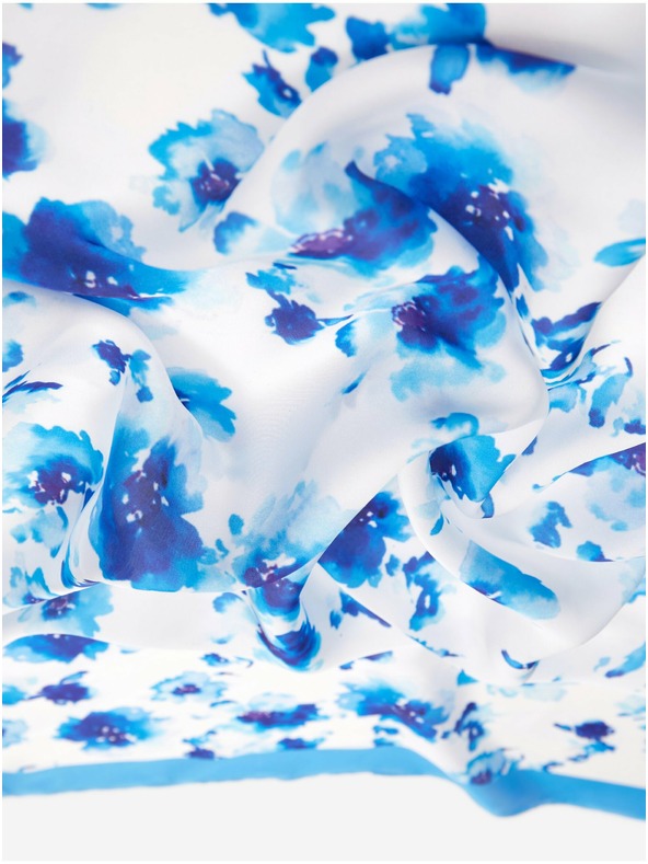 Orsay Plavo-bijeli ženski cvjetni šal ORSAY