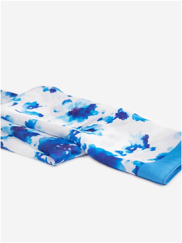 Orsay Plavo-bijeli ženski cvjetni šal ORSAY