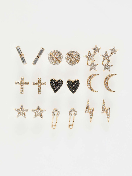 Moodo Set naušnica u zlatnoj boji Moodo