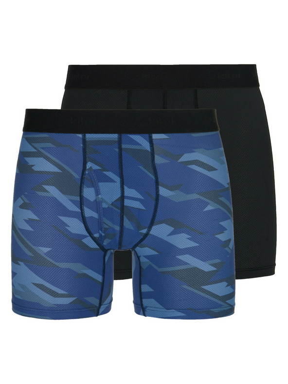 Kilpi Komplet od dvije muške funkcionalne boksačice u plavoj i crnoj boji Kilpi Nett