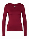 Orsay Bordo ženski top s dugim rukavima ORSAY