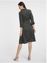 Orsay Crne ženske uzorkovane košuljaste haljine ORSAY