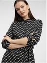 Orsay Crne ženske uzorkovane košuljaste haljine ORSAY