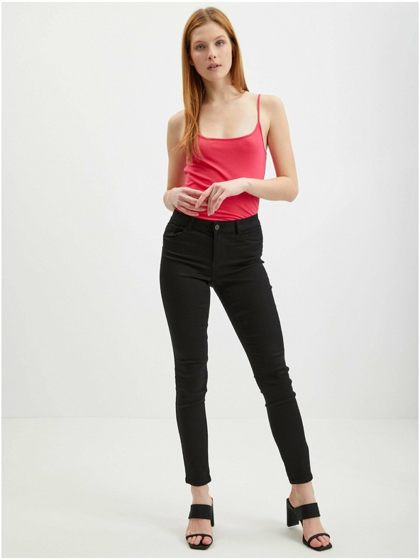 Orsay Tamnoružičasta ženska osnovna majica bez rukava ORSAY