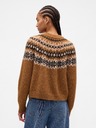 GAP Oversize kardigan Fair Isle s primjesom vune GAP