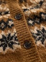 GAP Oversize kardigan Fair Isle s primjesom vune GAP