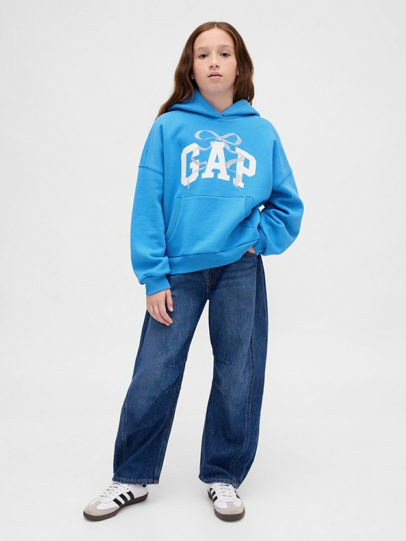 GAP Dječja oversize majica s logom VintageSoft GAP