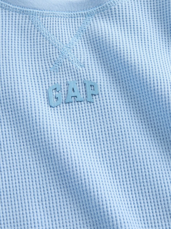 GAP Dječja majica s waffle uzorkom GAP