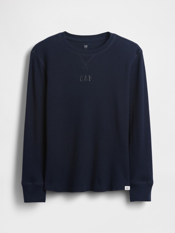 GAP Dječja majica s waffle uzorkom GAP