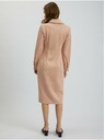 Orsay Svjetloružičasta ženska uska haljina od brušene kože ORSAY