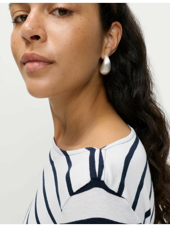 Marks & Spencer Marks & Spencer crna i bijela ženska majica na pruge