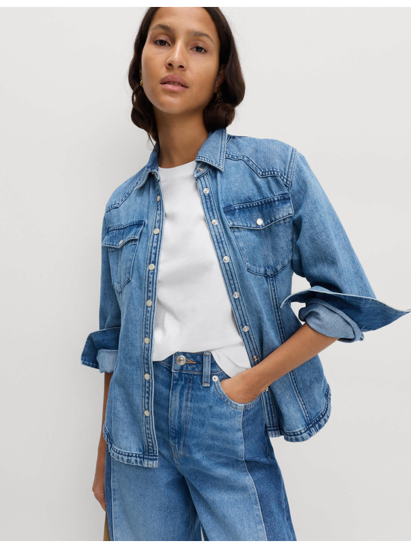 Marks & Spencer Bijela ženska pamučna basic majica kratkih rukava Marks & Spencer