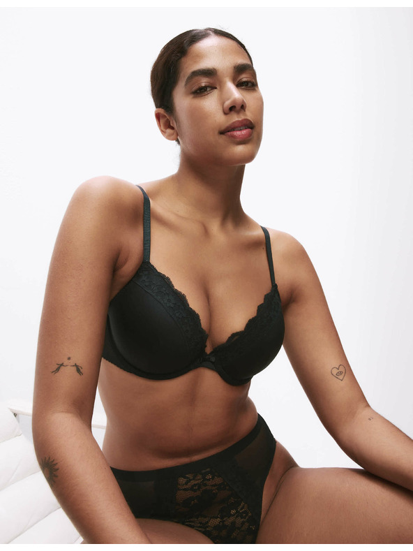 Marks & Spencer Čipkasti grudnjak sa žicom i podstavom, veličina A-E Marks & Spencer Black