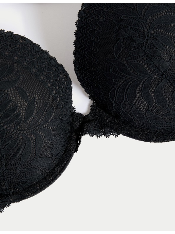 Marks & Spencer Marks & Spencer ženski crni čipkasti push-up grudnjak sa žicom