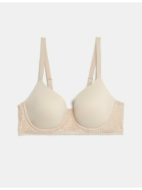 Marks & Spencer Glatki grudnjak Body Soft™ s donjim žicama i punim košaricama, veličine A-E oznake i Spencer bež