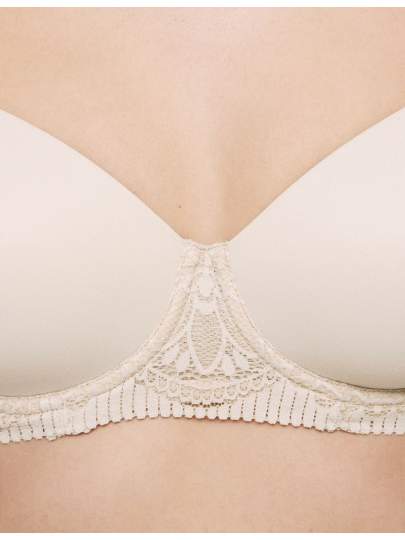 Marks & Spencer Glatki grudnjak Body Soft™ s donjim žicama i punim košaricama, veličine A-E oznake i Spencer bež