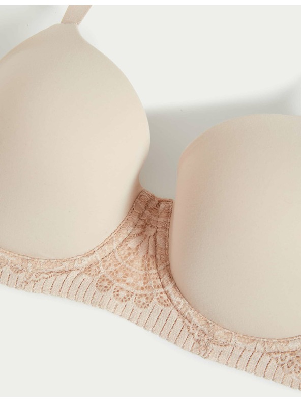 Marks & Spencer Glatki grudnjak Body Soft™ s donjim žicama i punim košaricama, veličine A-E oznake i Spencer bež