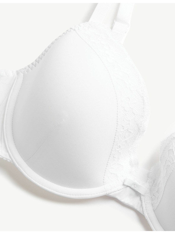 Marks & Spencer Čipkasti grudnjak sa žicom i podstavom, veličina A-E Marks & Spencer White