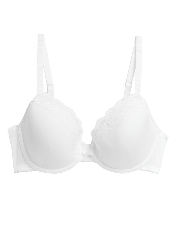 Marks & Spencer Čipkasti grudnjak sa žicom i podstavom, veličina A-E Marks & Spencer White