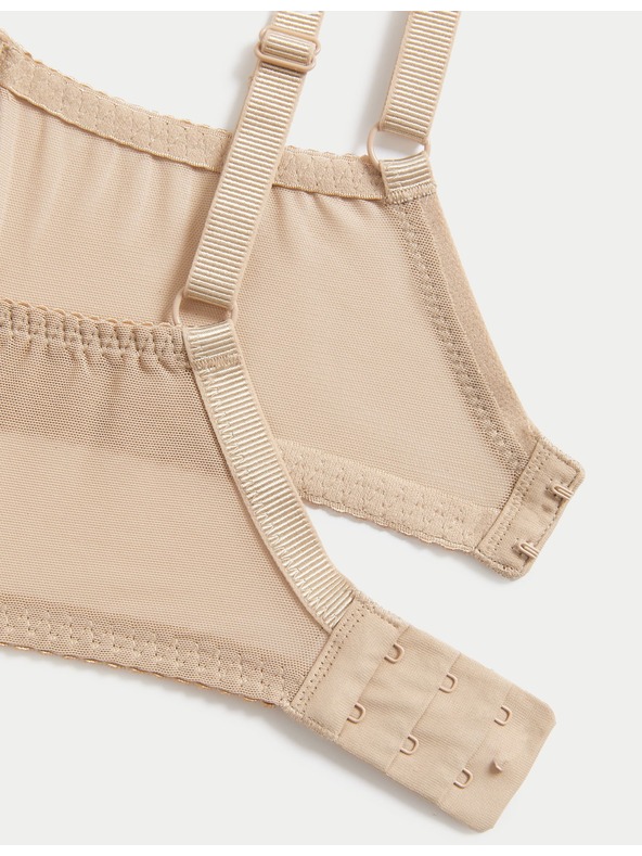 Marks & Spencer Marks & Spencer bež ženski čipkasti grudnjak