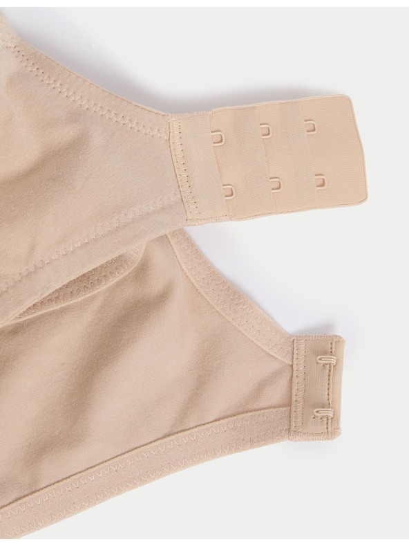 Marks & Spencer Komplet od tri ženska push-up grudnjaka u bež, bijeloj i crnoj boji sa žicama Marks & Spencer