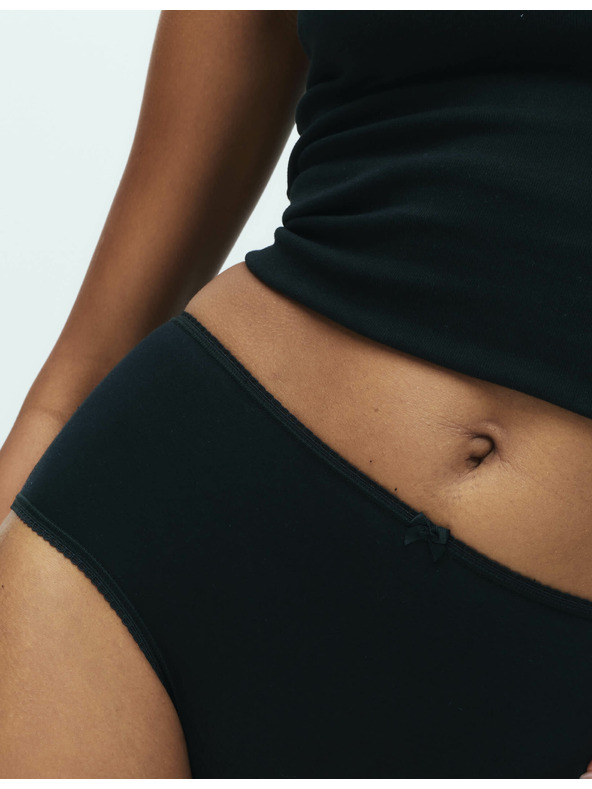 Marks & Spencer Midi gaćice od pamuka s lycra®, 5 kom u pakiranju Marks & Spencer crne